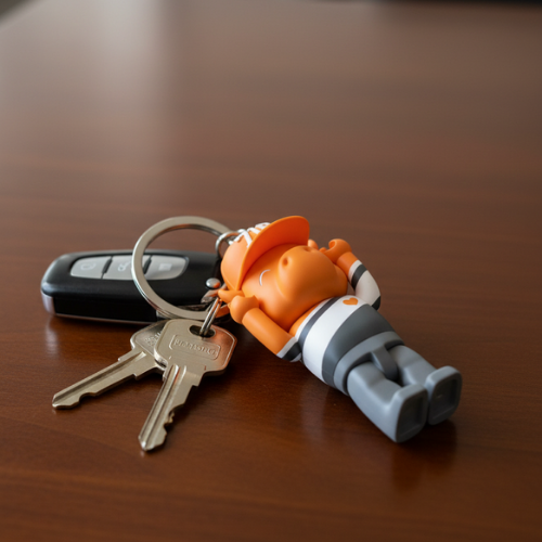 Buffalo Bandits–Inspired 716 Keychain