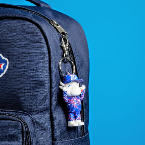 Buffalo Zubaz-Inspired Keychain