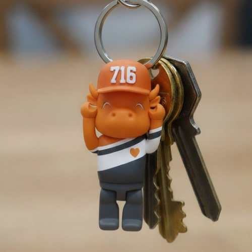 Buffalo Bandits–Inspired 716 Keychain