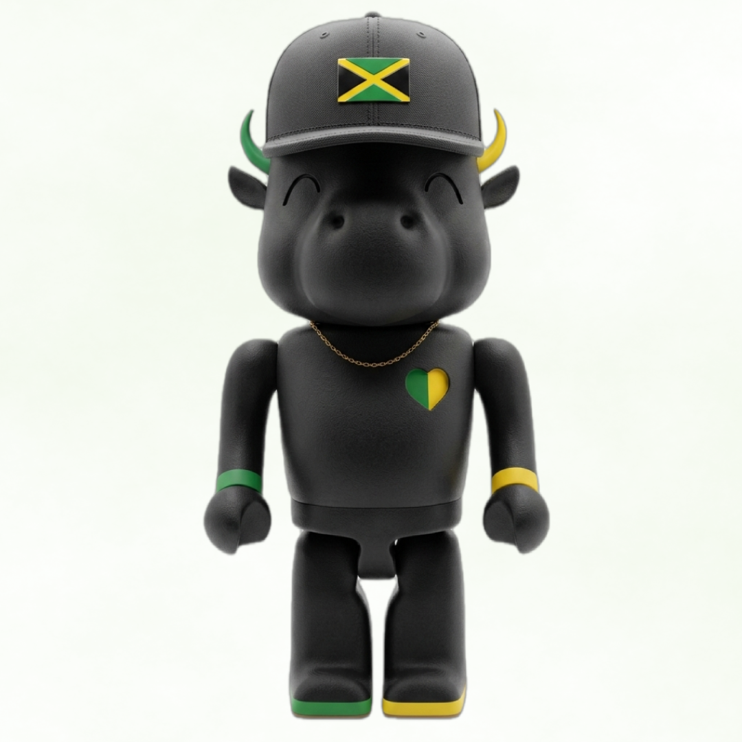 Obsidian Black — Jamaican Heart (No.1)